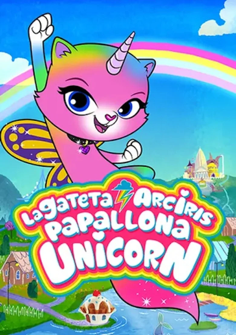 Portada de La gateta Arc iris papallona unicorn
