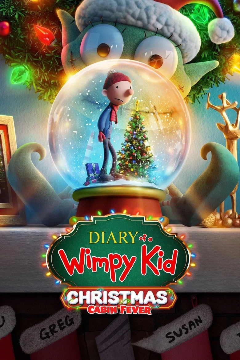 Portada de Diary of a Wimpy Kid Christmas: Cabin Fever