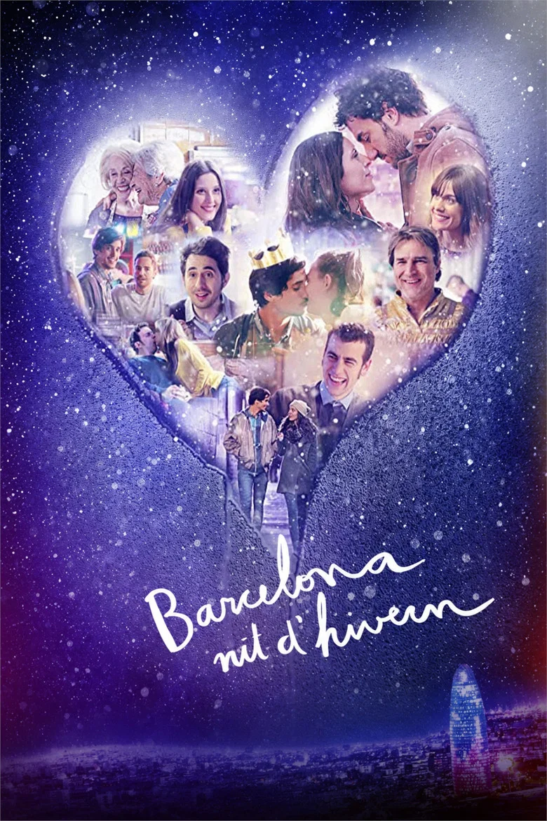 Portada de Barcelona, nit d'hivern