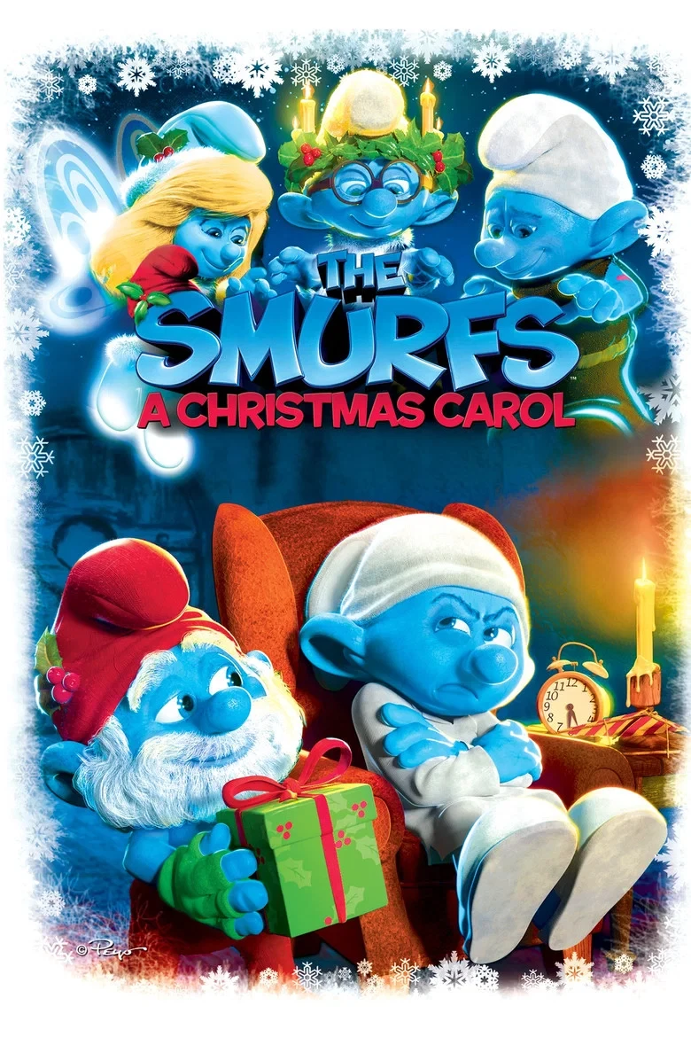 Portada de The Smurfs: A Christmas Carol