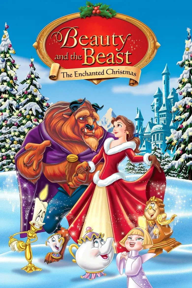 Portada de Beauty and the Beast: The Enchanted Christmas